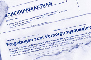 Scheidungsverfahren Fragebogen Versorgungsausgleich