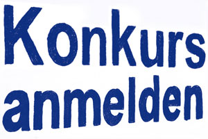 Konkurs anmelden