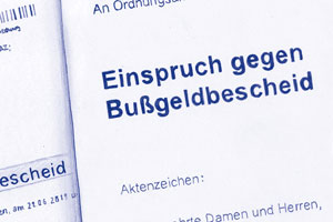 Einspruch gegen Bußgeldbescheid einlegen